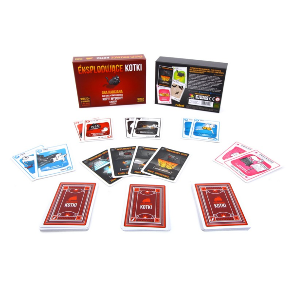 Eksplodujące Kotki karty w zestawie