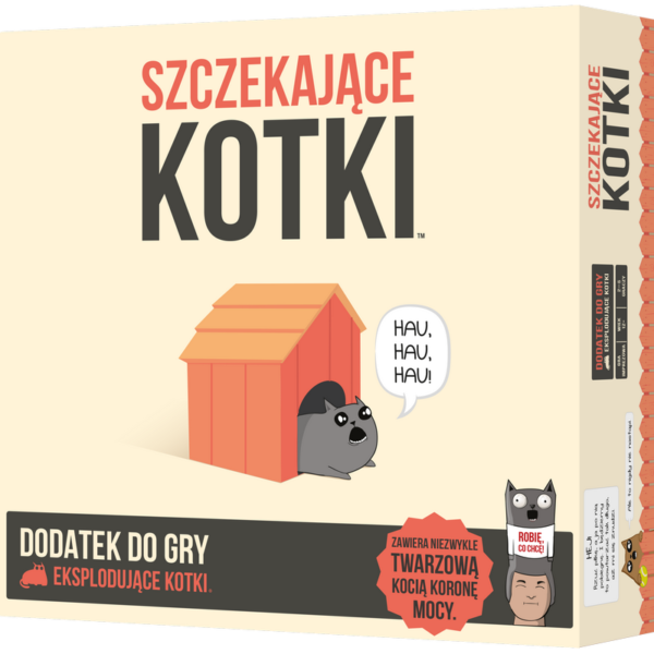 Eksplodujące Kotki Szczekające Kotki pudełko z prawej