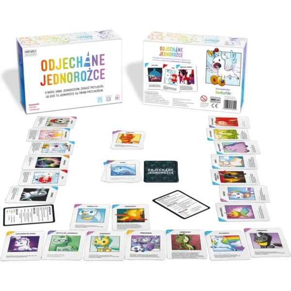 Odjechane Jednorożce Zawartość z pudełkiem