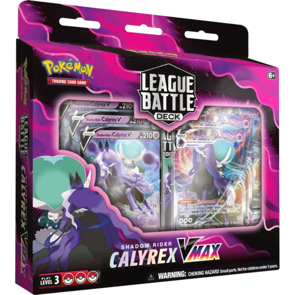 Pokémon TCG: Shadow Rider Calyrex VMAX z lewej