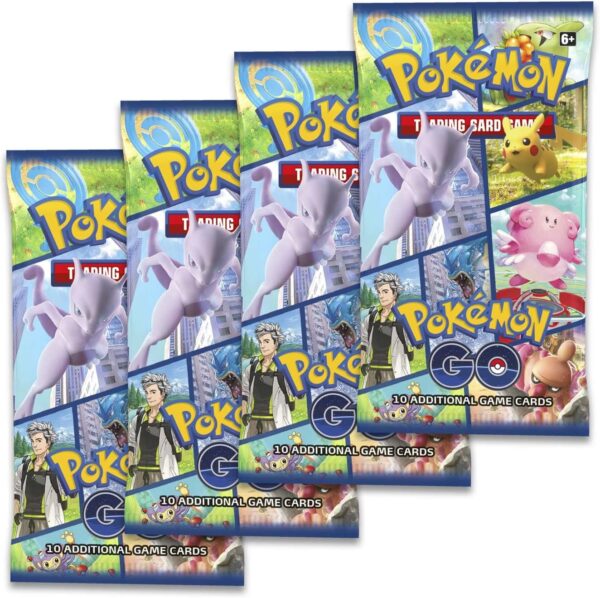Boostery z zestawu Pokemon TCG Pokemon GO Tin