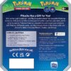 Tył puszki Pokemon TCG Pokemon GO Tin. Opis puszki i zawartości