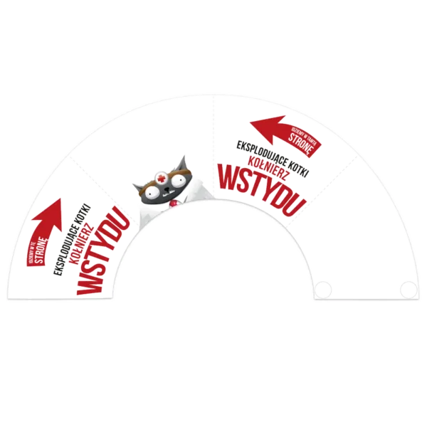 Eksplodując Kotki Implodujące Kotki Kołnierz wstygu rozłożony