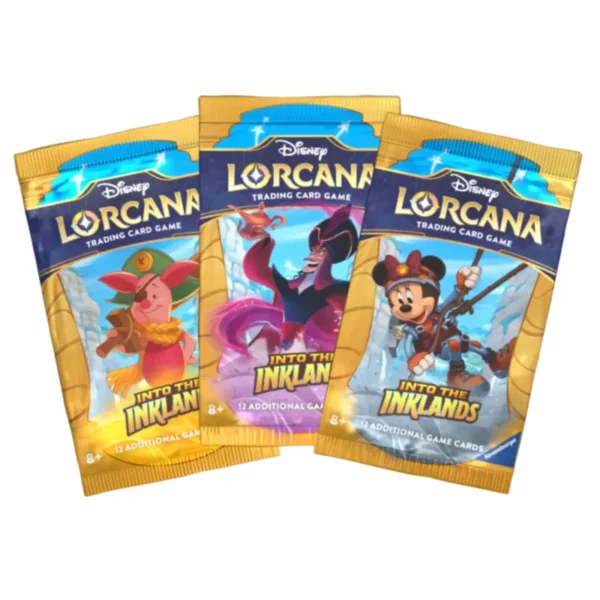 Booster Disney Lorcana Into The Inklands. Dostępne wzory paczuszek
