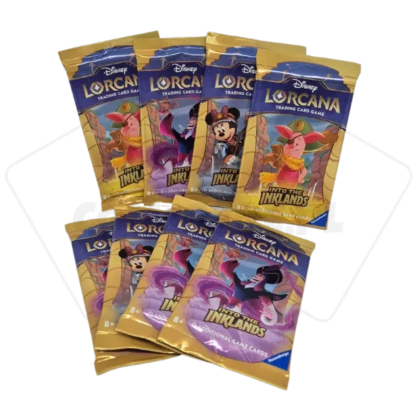 Osiem Boosterów Disney Lorcana Into The Inklands