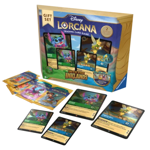 Zawartość zestawu Gift Set Disney Lorcana Into The Inklands Gift Set