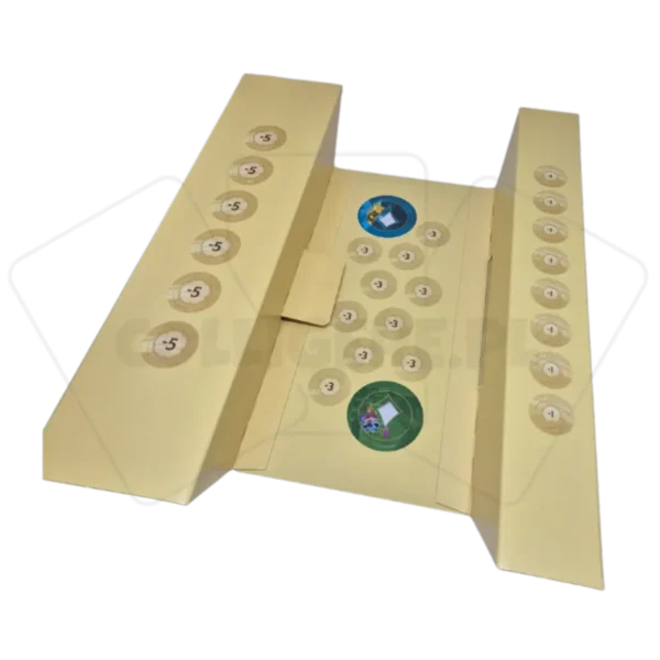 Kartonki ze znacznikami obrażeń i licznikiem Lore do wyciśnięcia druga strona