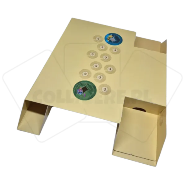 Kartonki ze znacznikami obrażeń i licznikiem Lore do wyciśnięcia