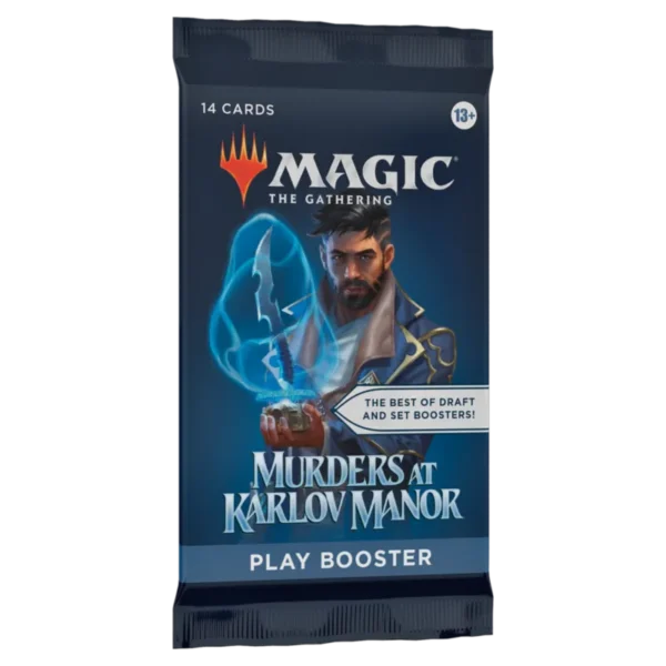 MTG Murder at Karlov Manor play booster od lewej