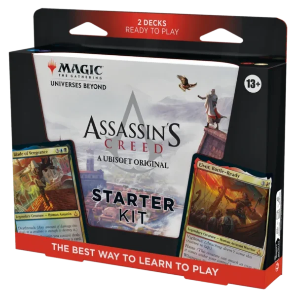 MTG Assassins Creed starter set od prawej