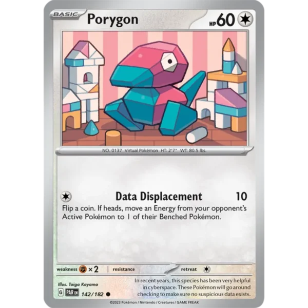 Karta Porygon PAR EN 142/182