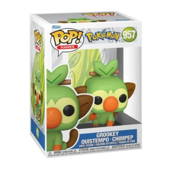 Figurka Funko POP Grookey w kartoniku.