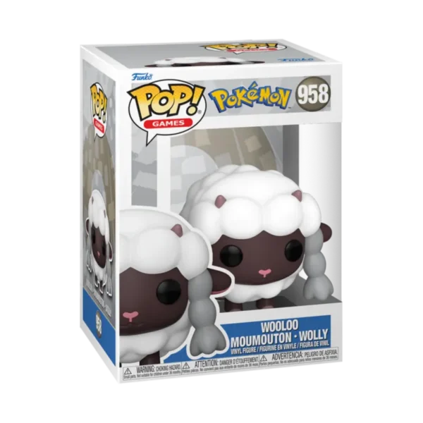 Figurka Funko POP Wooloo w kartoniku.