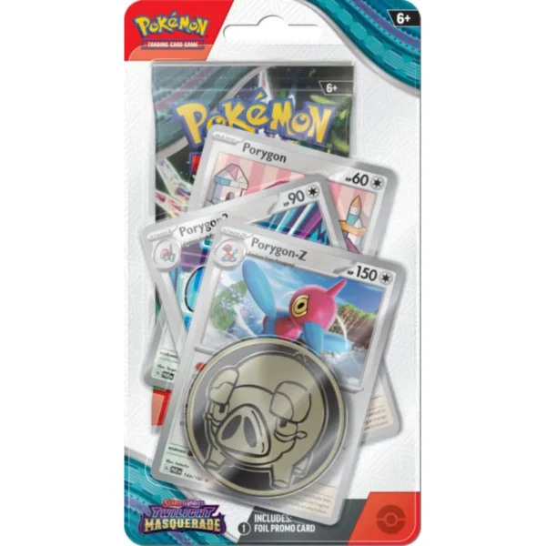 Premium Checklane Blister z Porygon-Z. W zestawie booster i moneta do gry z Lechonkiem