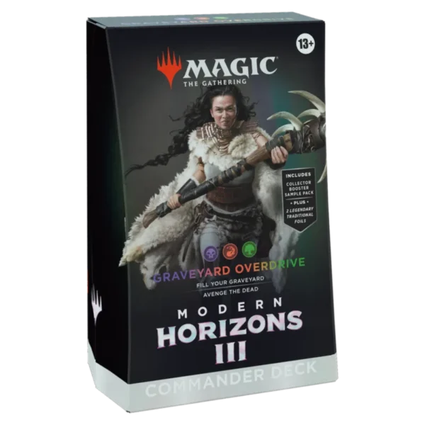MTG Modern Horizon III Commander deck Graveyard Overdrive od lewej