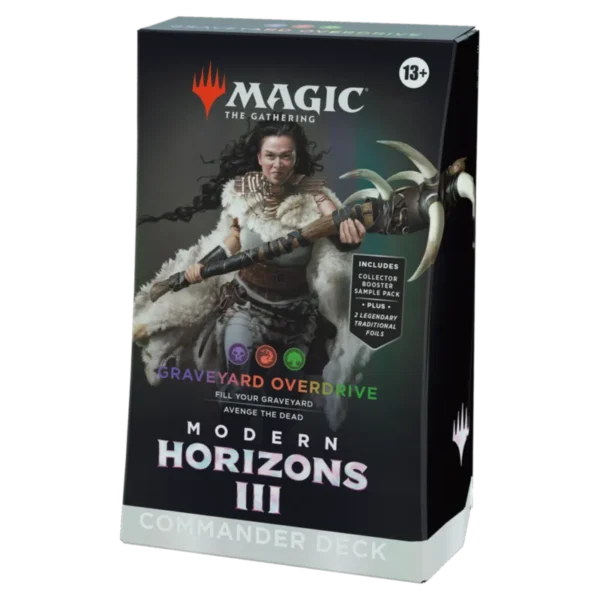 MTG Modern Horizon III Commander deck Graveyard Overdrive od prawej