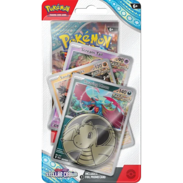 Pokemon TCG Premium Blister Scarlet & Violet Stellar Crown Roaring Moon