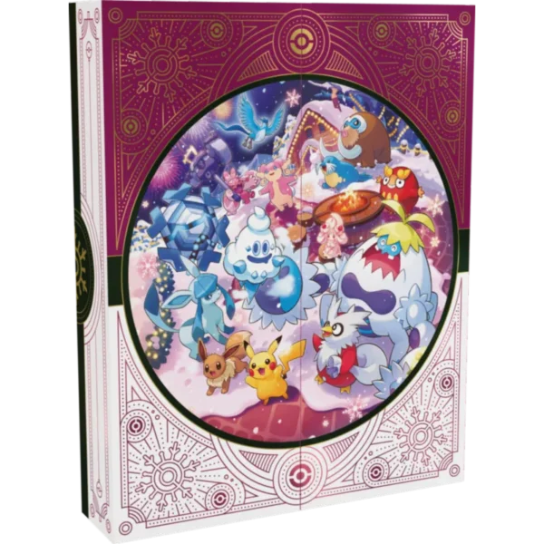 Pokemon TCG Hoilday Calendar kalendarz otwarty przod