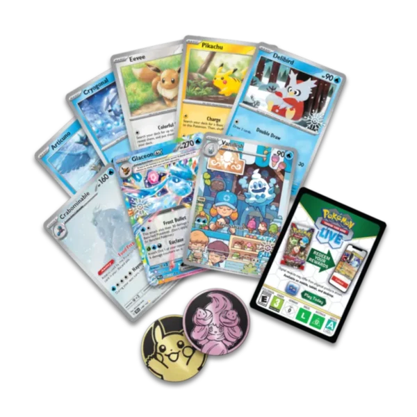 Pokemon TCG Hoilday Calendar karty promo