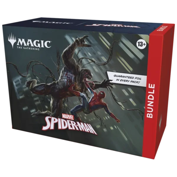 MTG Marvels Spider Man Bundle od prawej strony