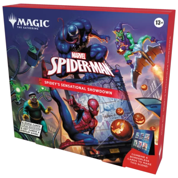 MTG Marvels Spider Man Scene Box od prawej strony